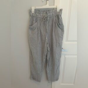 American Eagle Linen Blend Pull On Pant, size M
